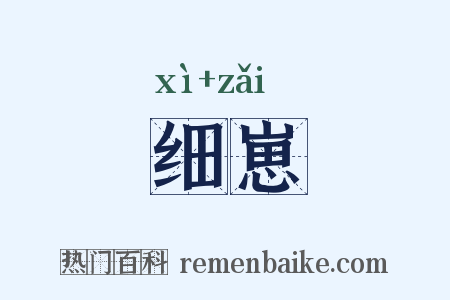 细崽是什么意思的图片